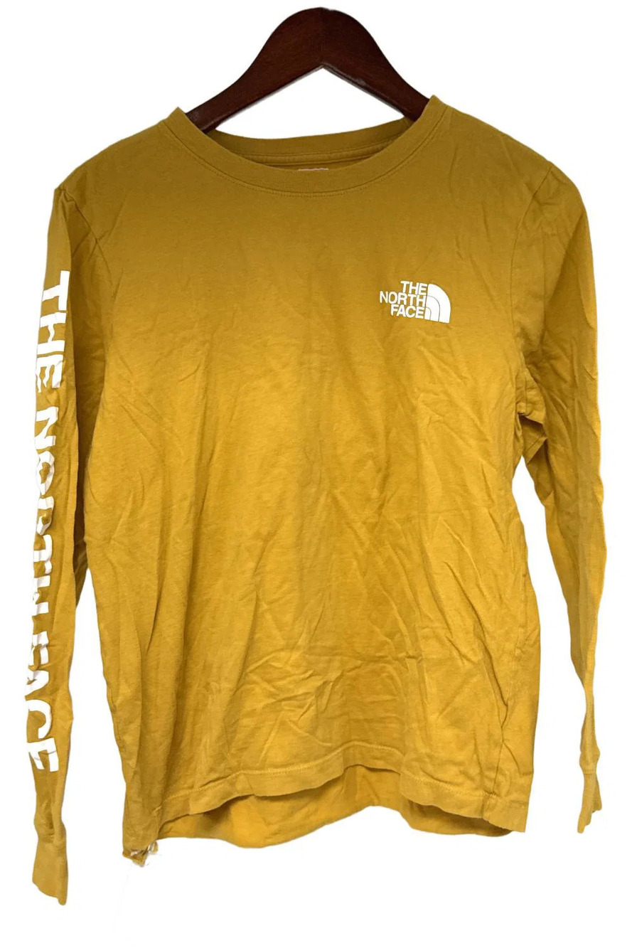 The North Face Women's Long-Sleeve Box NSE Tee Dark Yellow - Regular